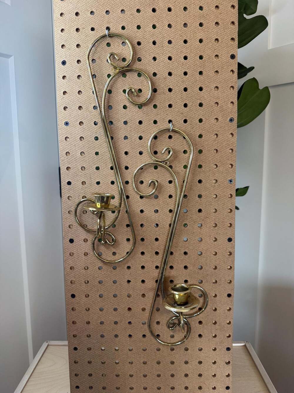 Set of Vintage Metal Wall Sconces